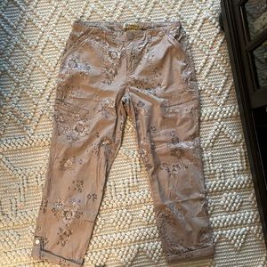 Democracy floral cargo pants